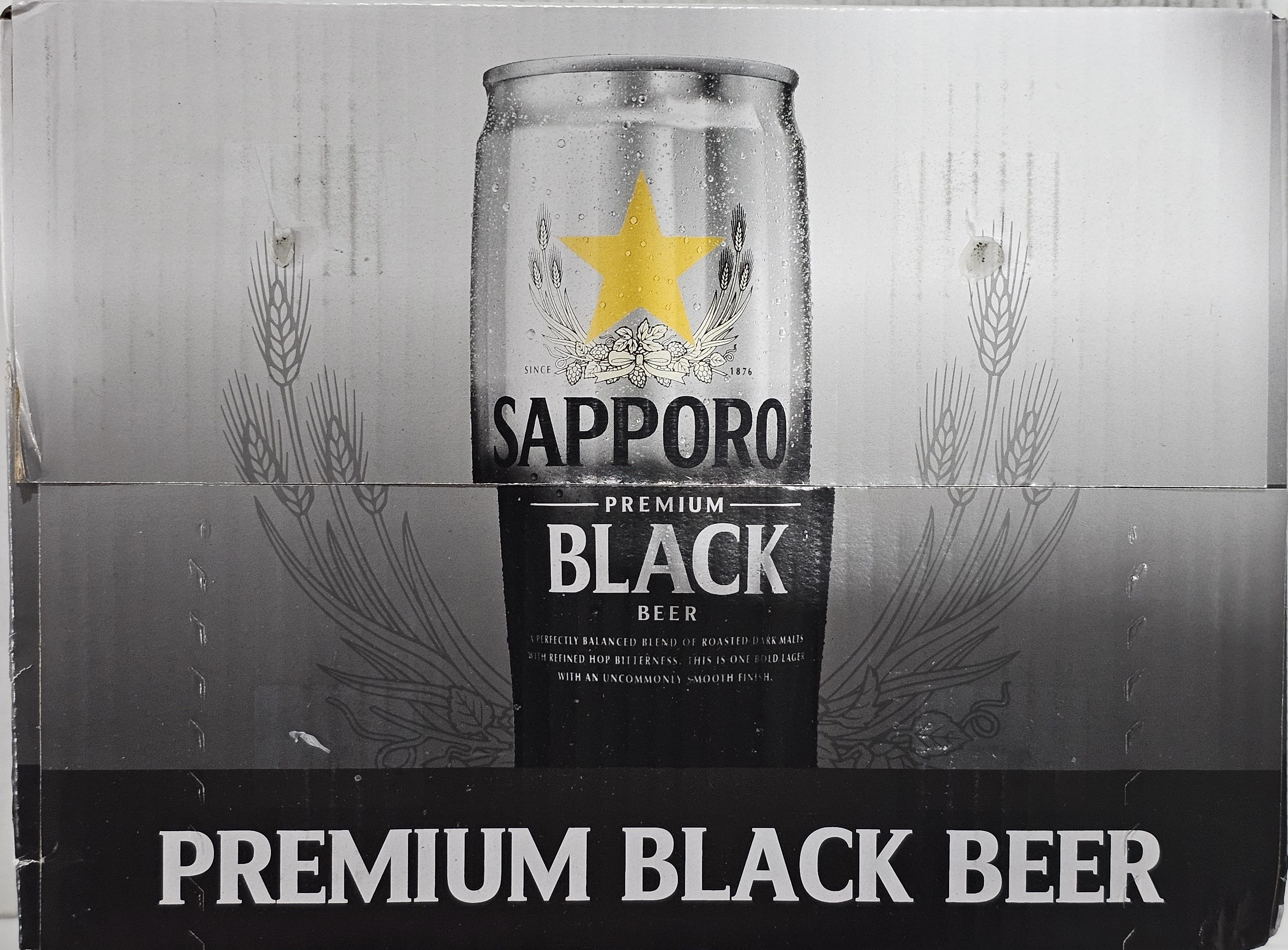 SAPPORO BLACK 22oz 12pkCS