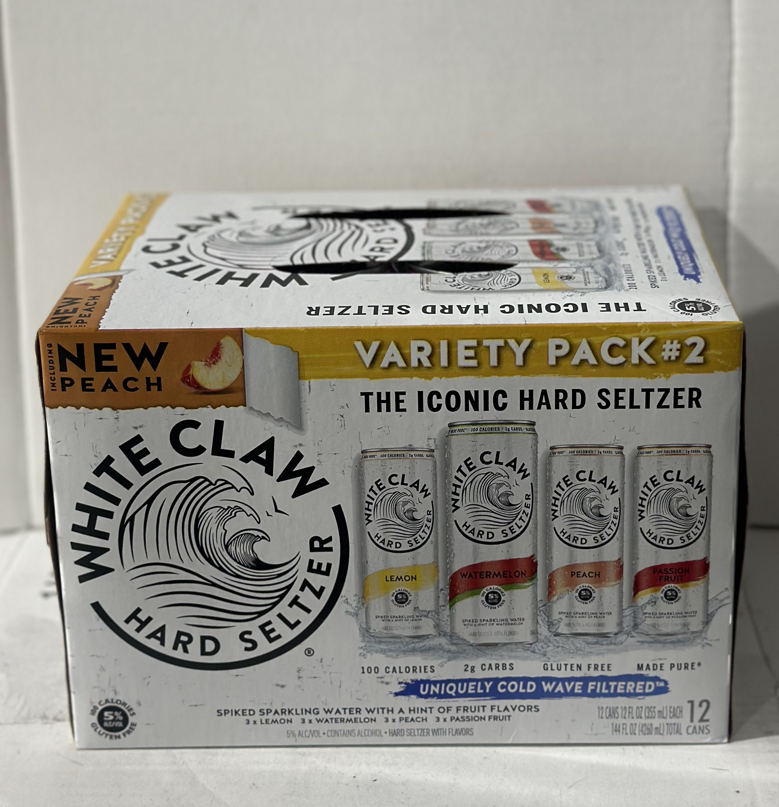 WHITE CLAW VRTY#2 12p12oz