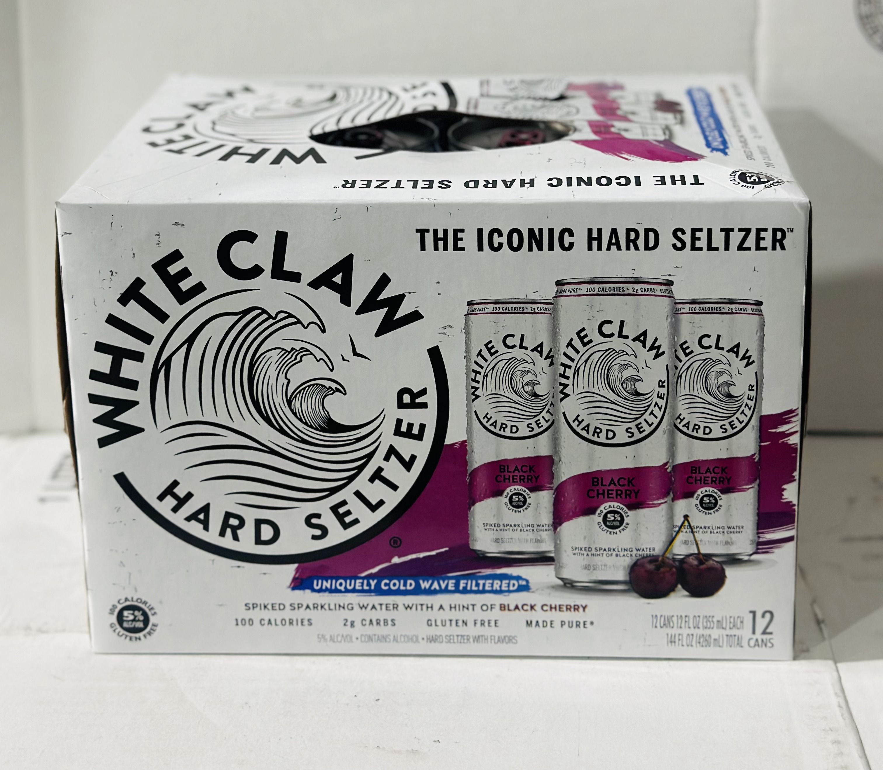 WHITE CLAW BLK CHRY 12oz