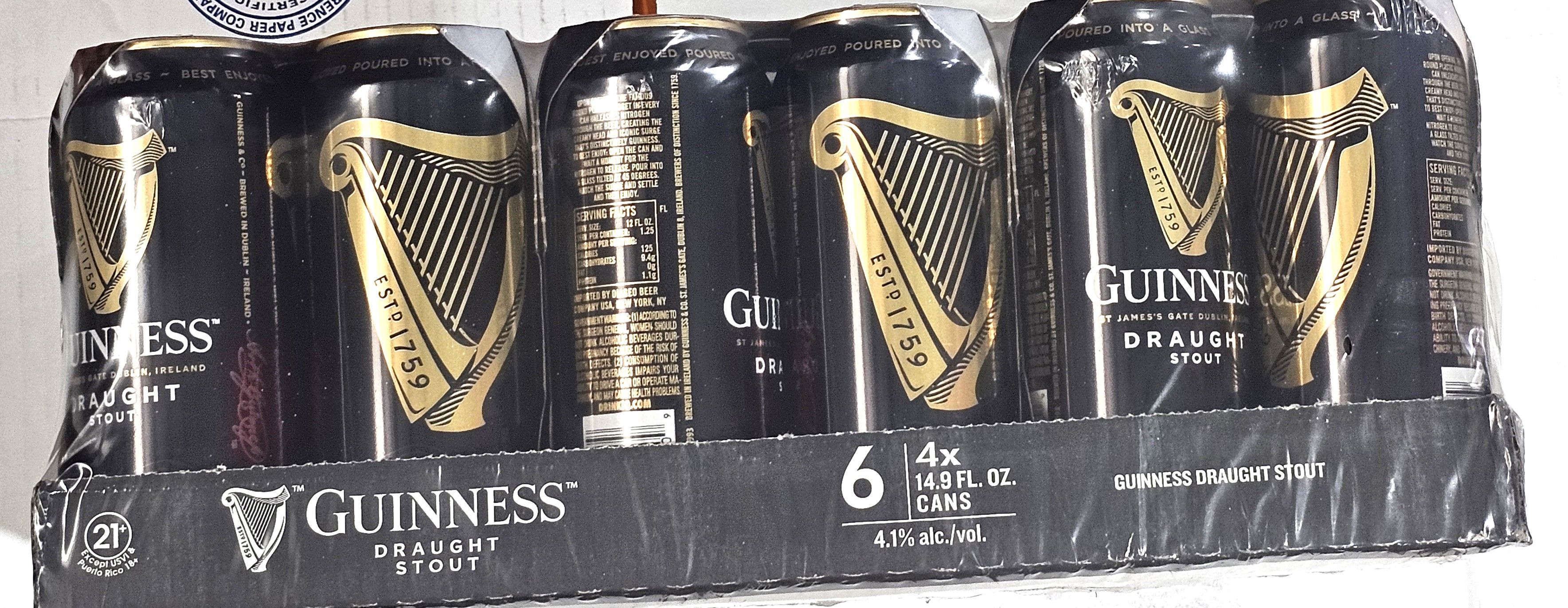 GUINNESS DRAUGHT 14.9oz CAN CS