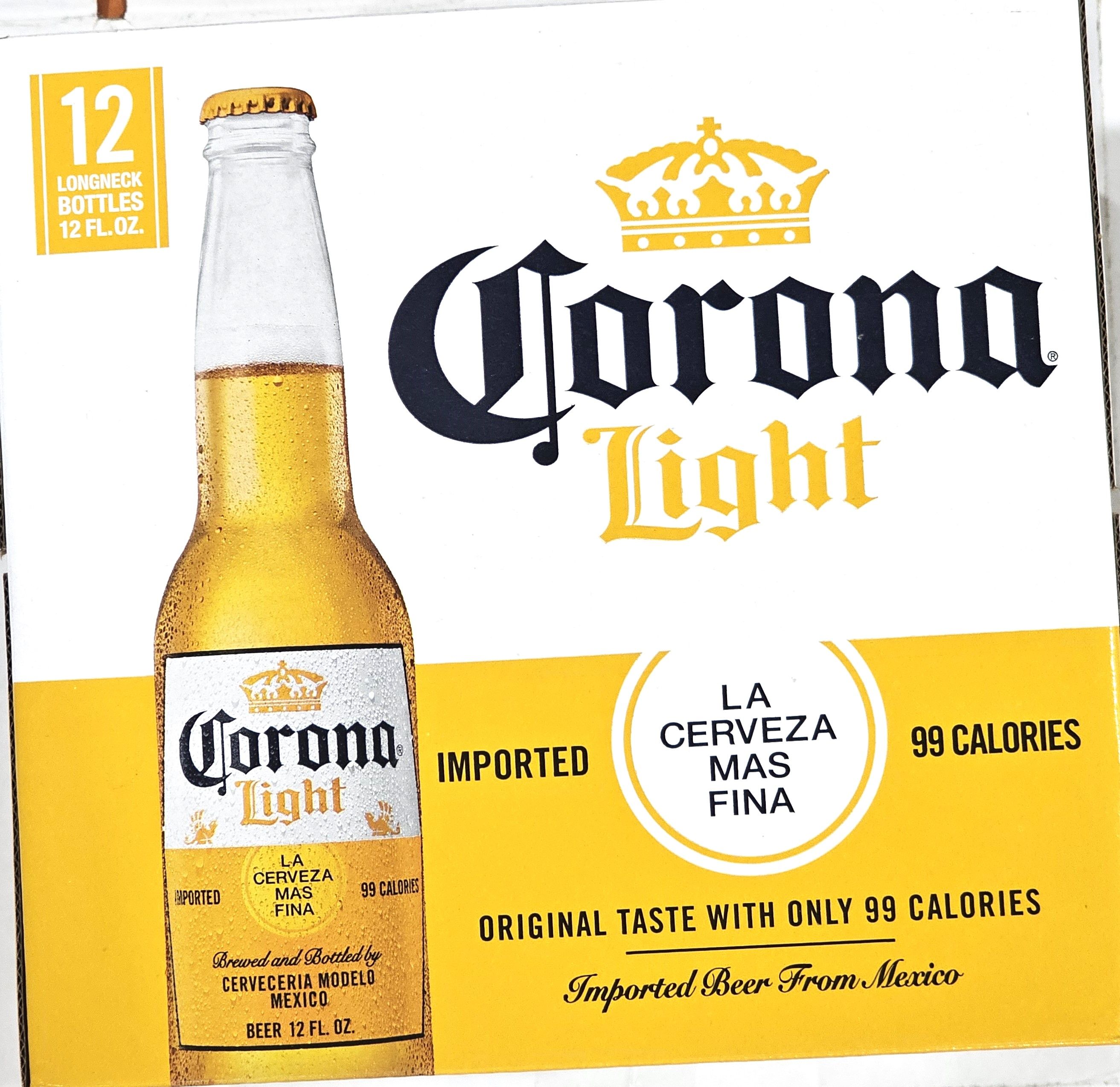 CORONA LIGHT 12oz BTL CS