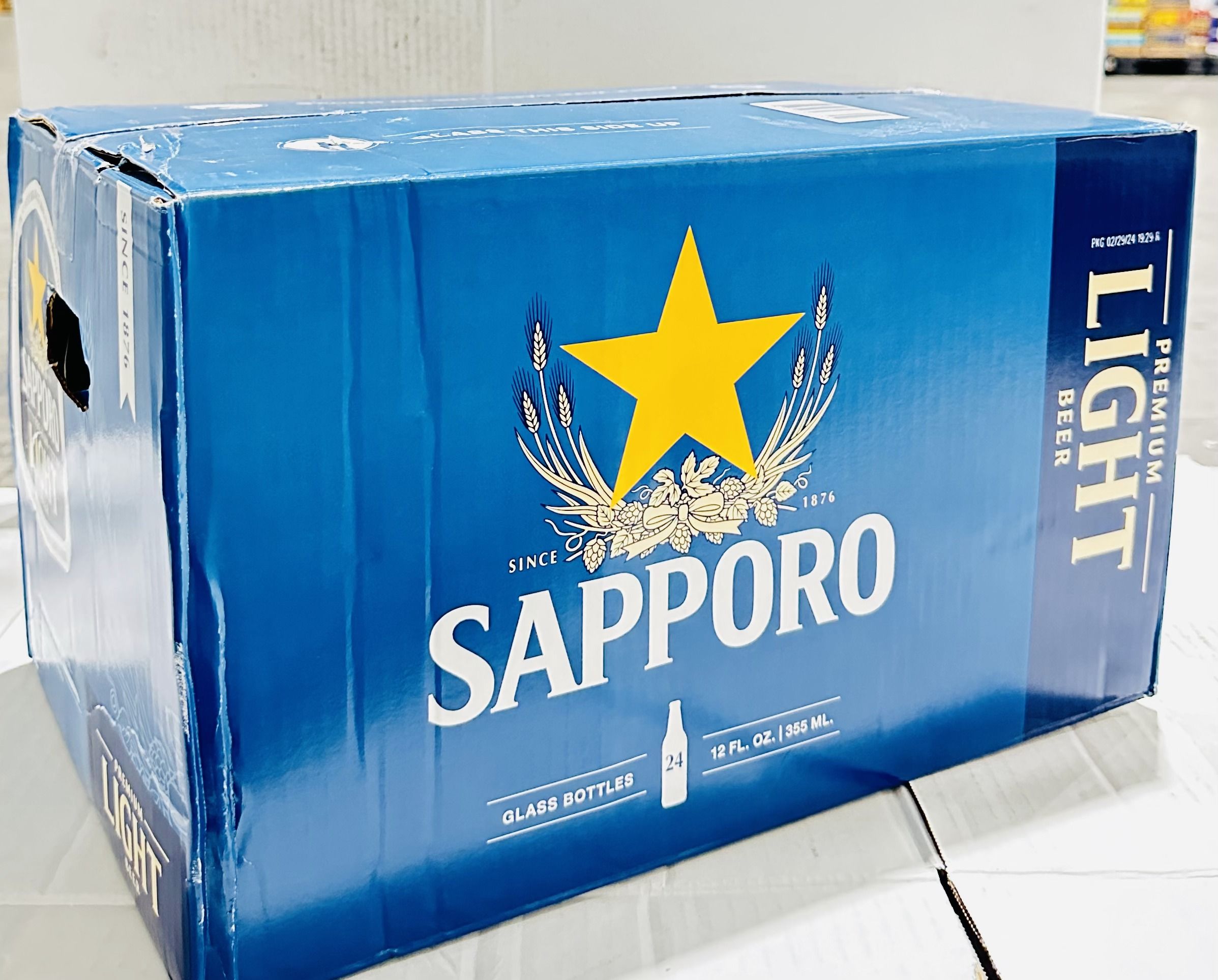 SAPPORO LIGHT LNB 12OZ