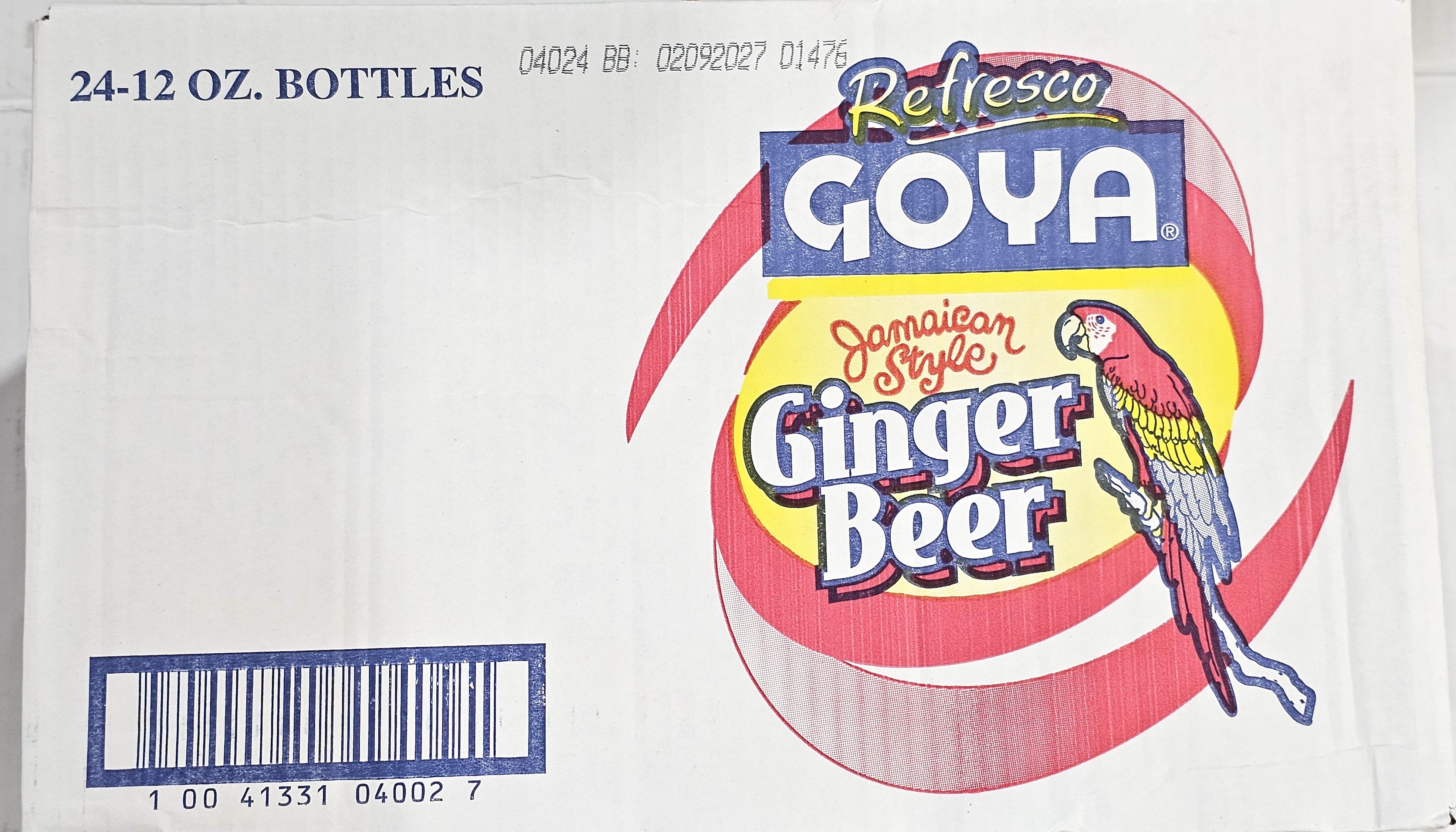 GOYA GINGER BEER 24pk CS