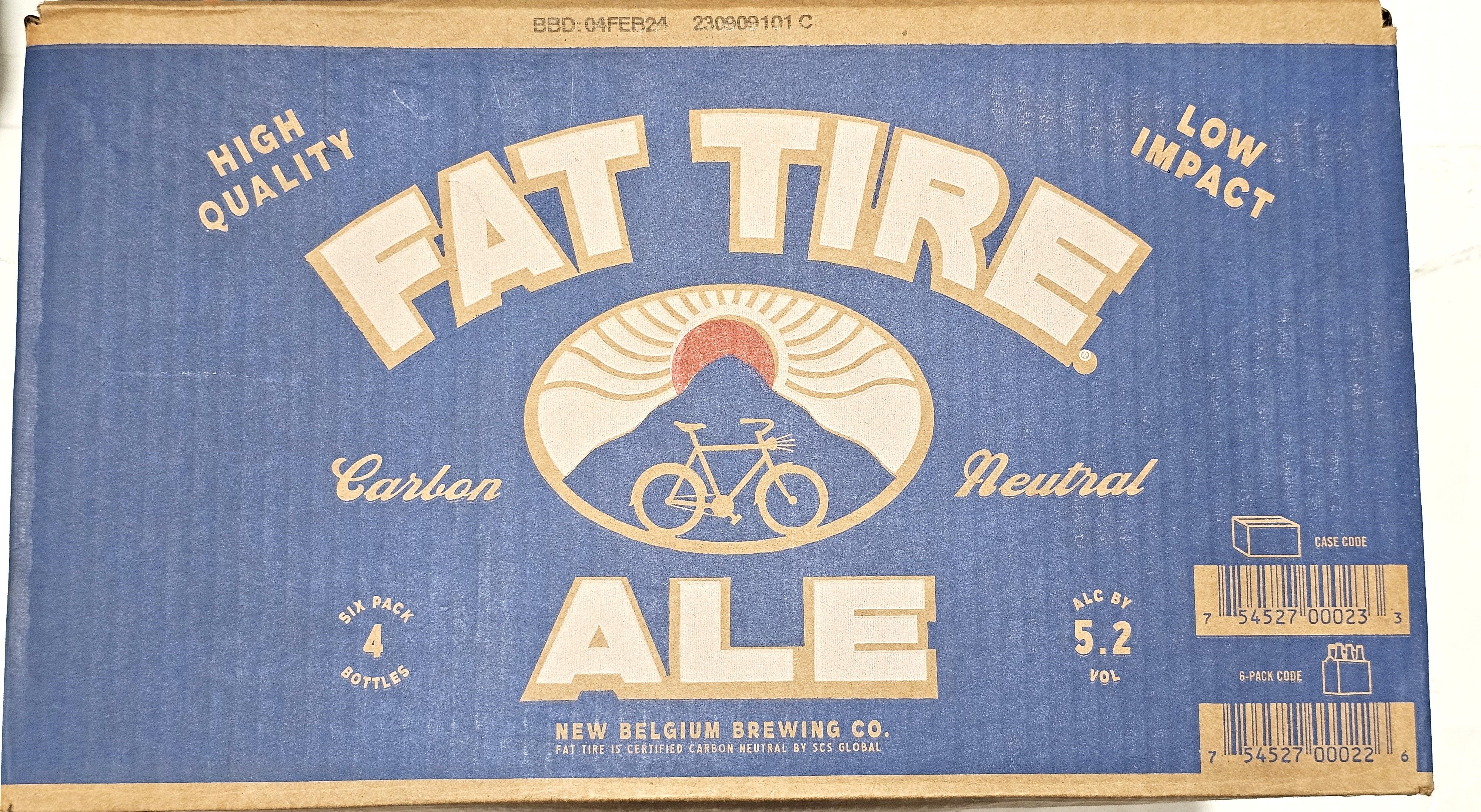 FAT TIRE AMBER ALE 12oz BTLS