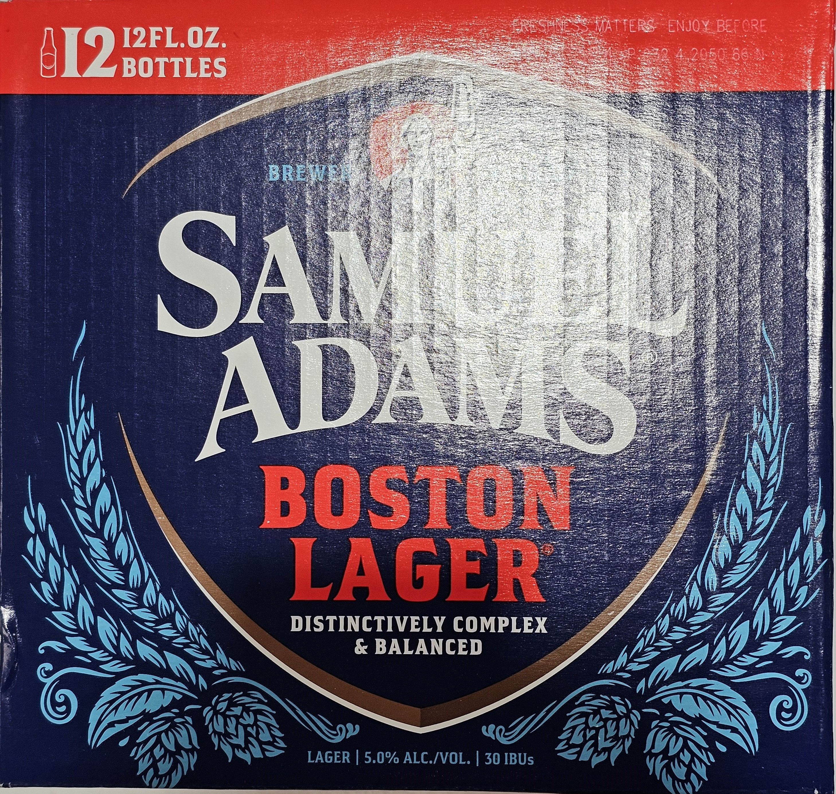 SAM ADAMS LAGER 12oz BTL