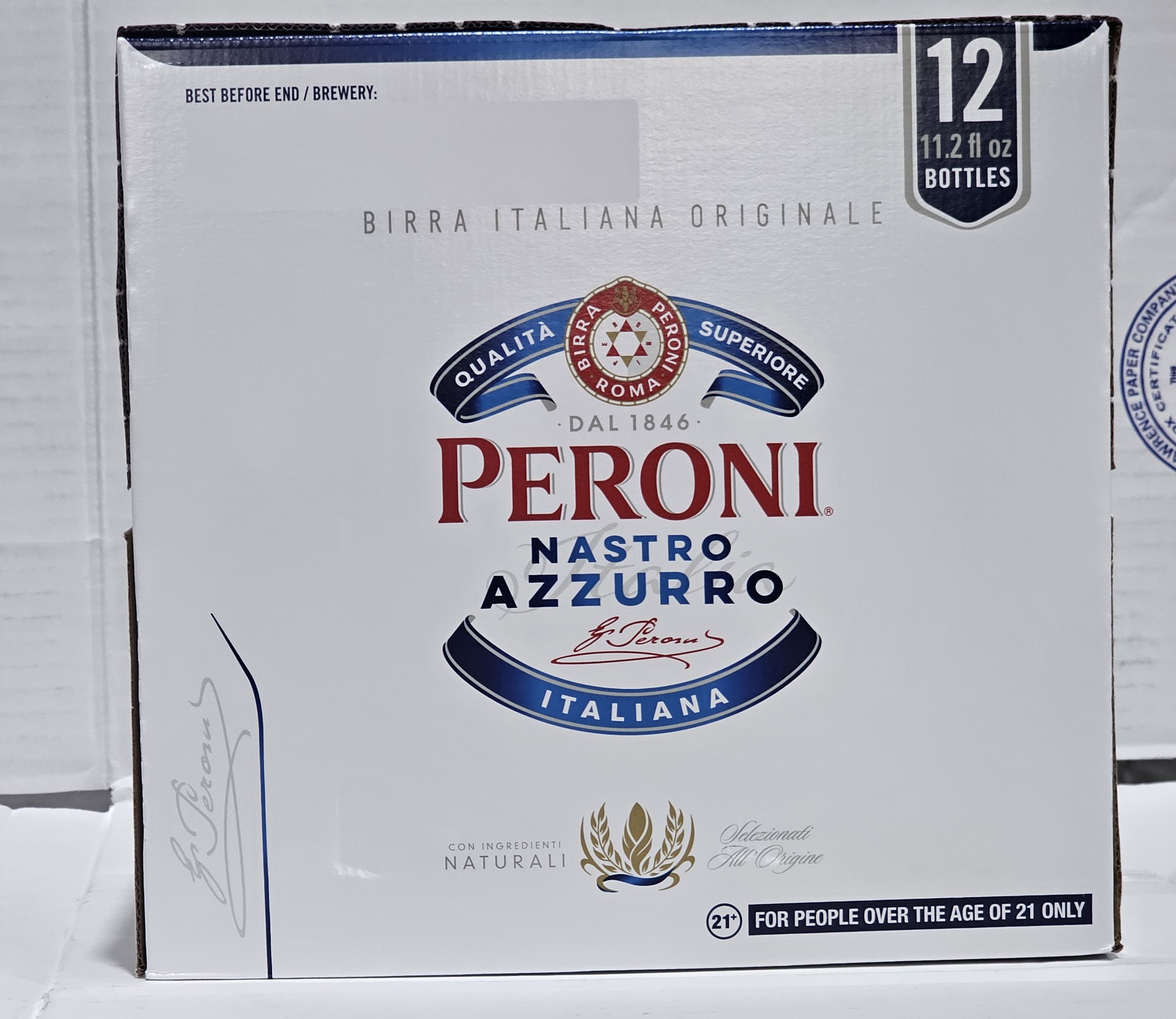 PERONI NASTRO AZZURRO 12o