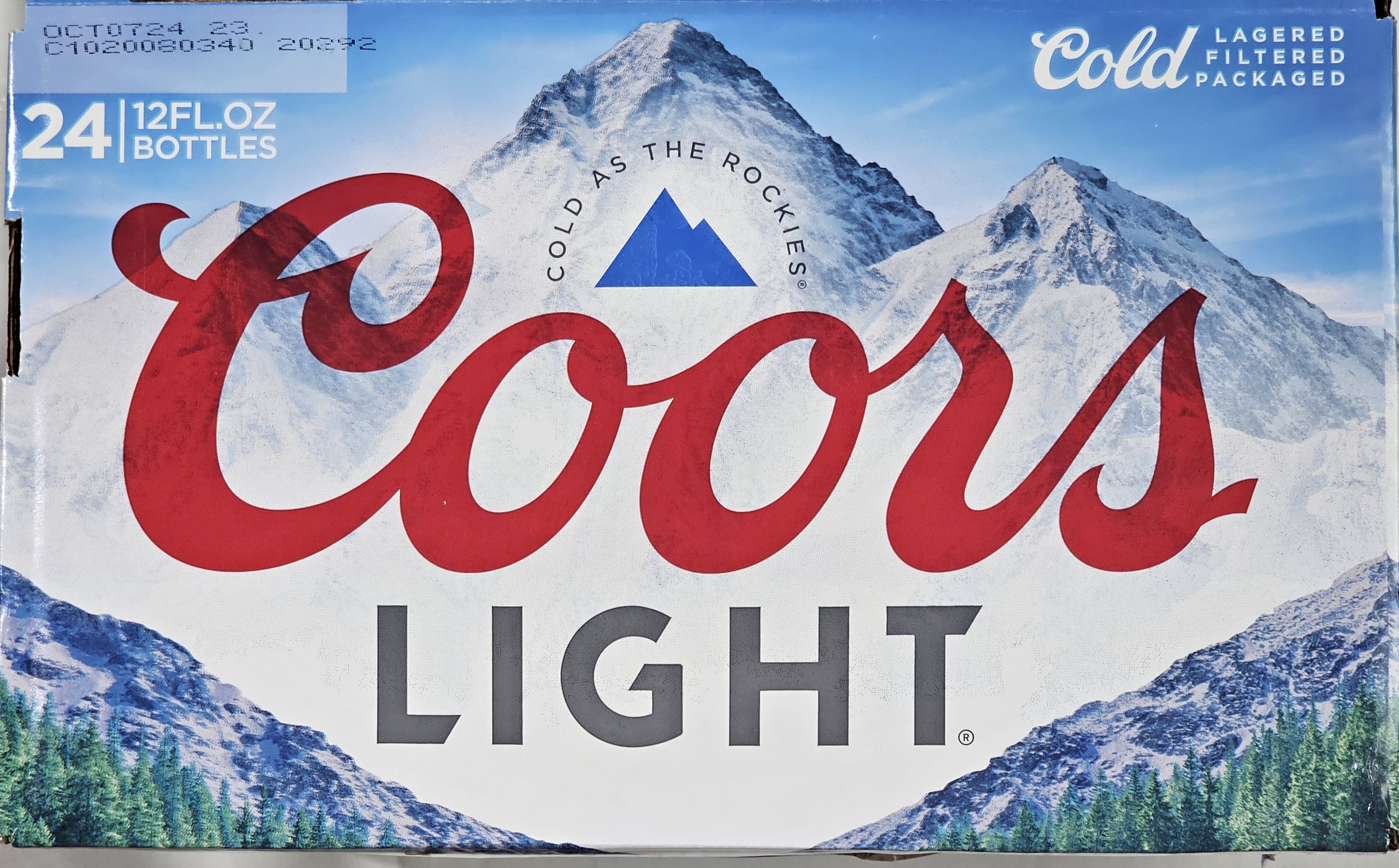 COORS LT 12 oz BTL CASE