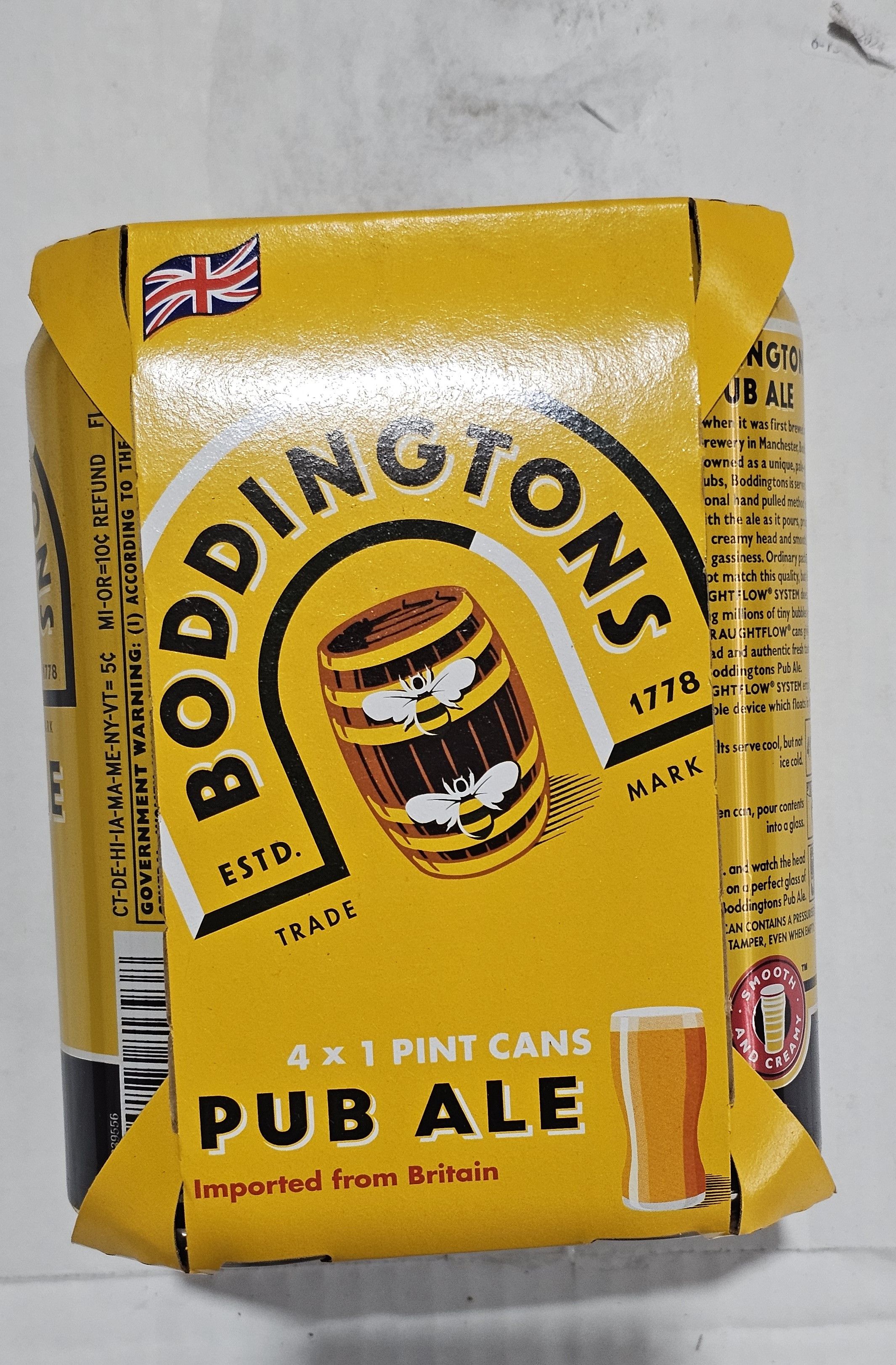 BODDINGTON PUB DRAFT 16oz