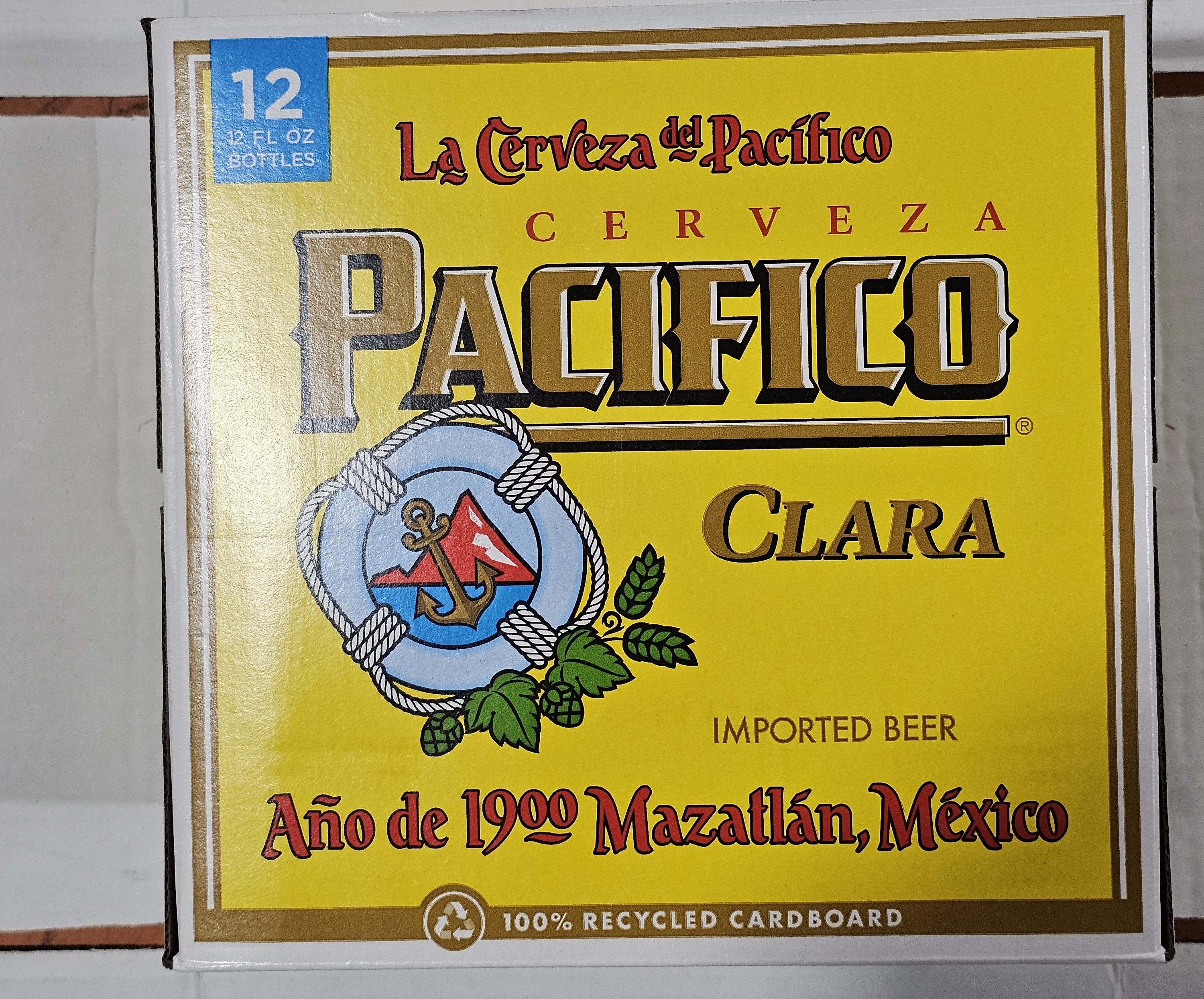 PACIFICO 12oz BTL CS