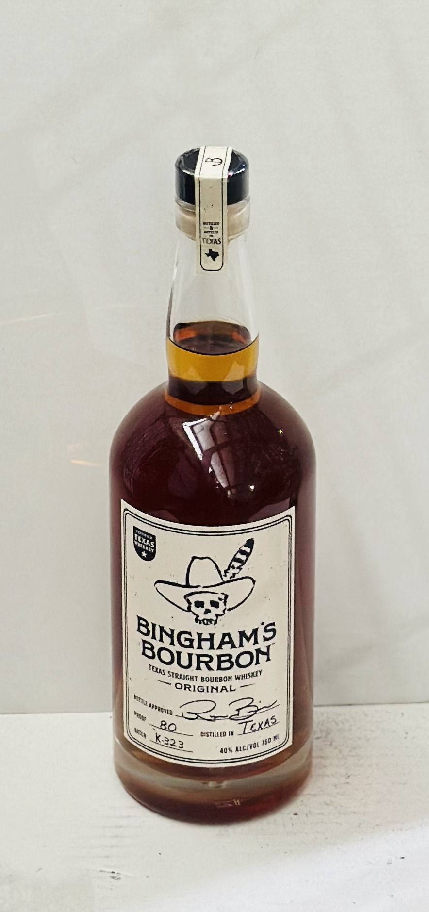 BINGHAMS 80pf BOURBON 750