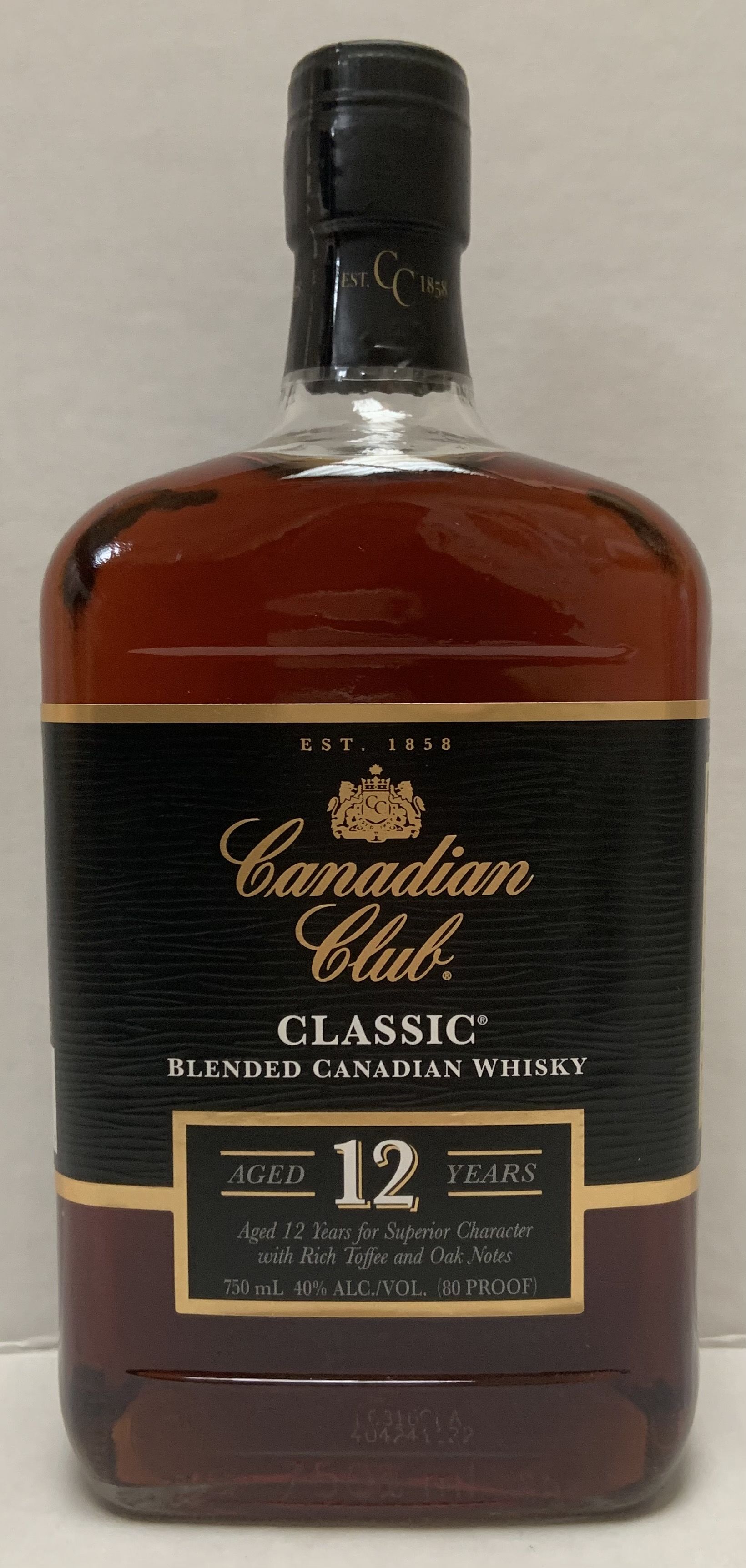 CANADIAN CLUB CLSC 12 750