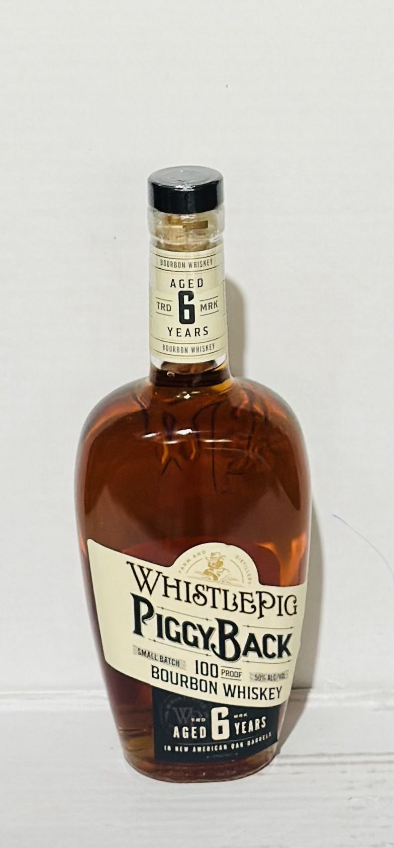 WHISTLE PIG BRBN PIGGYBCK 750