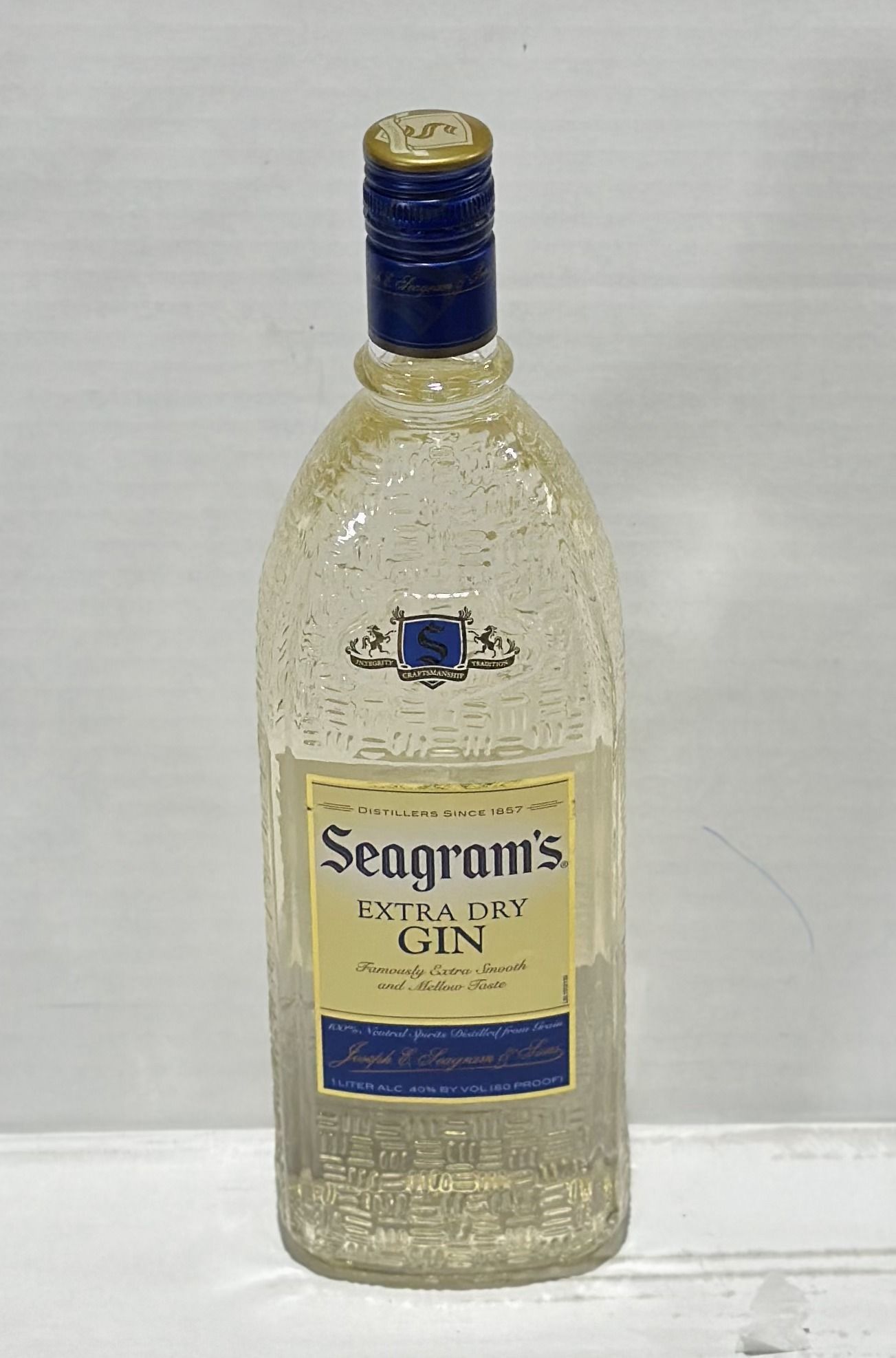 SEAGRAMS DRY GIN LTR