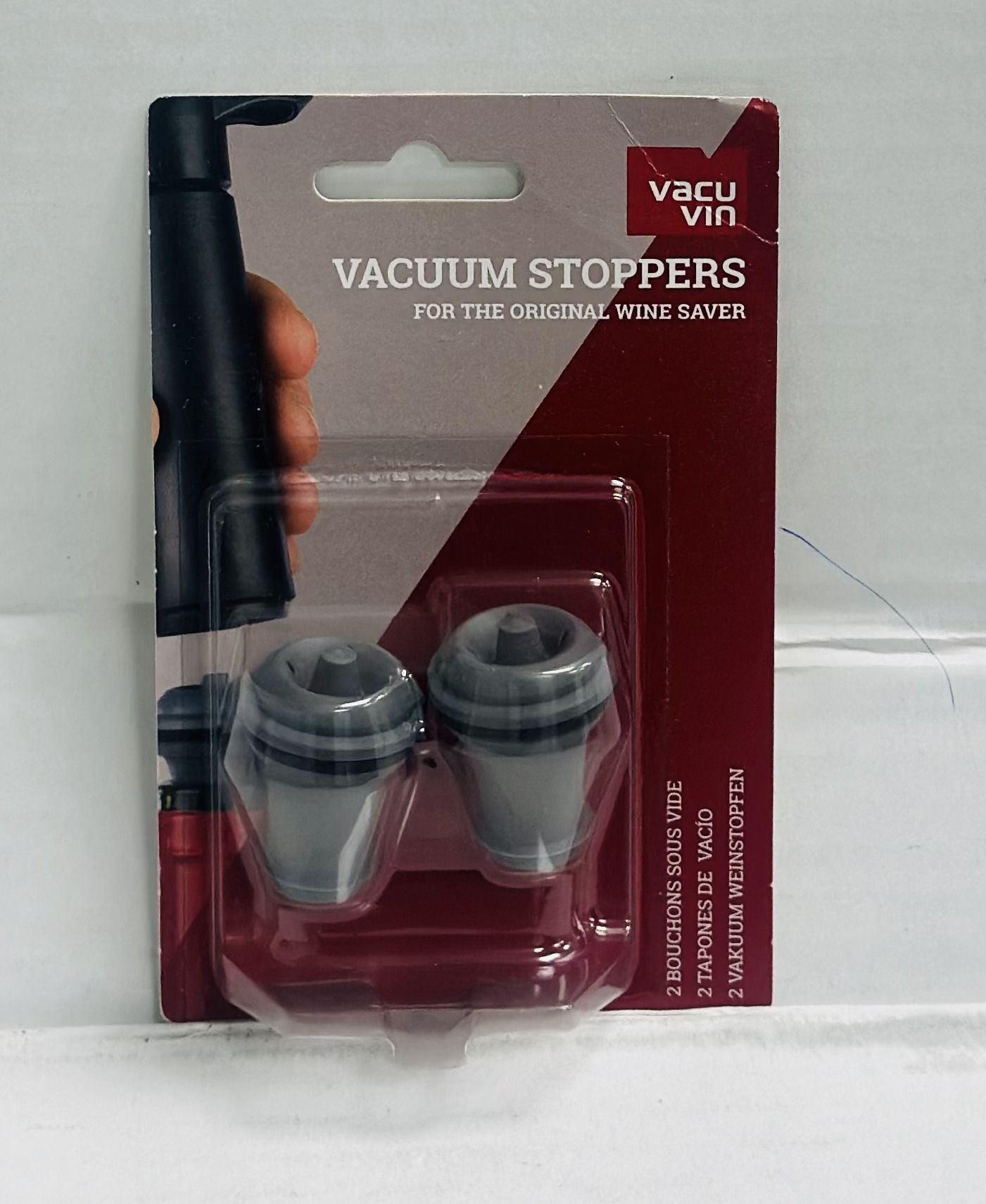 VACUVIN STOPPERS 2PK