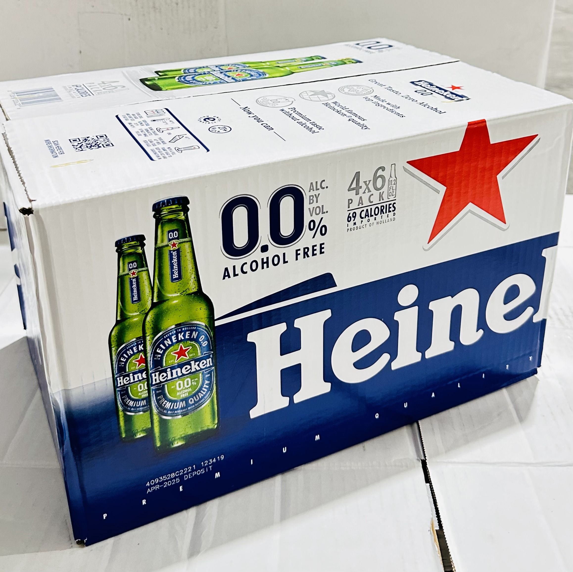 HEINEKEN 0.0 4/6 12oz BTL