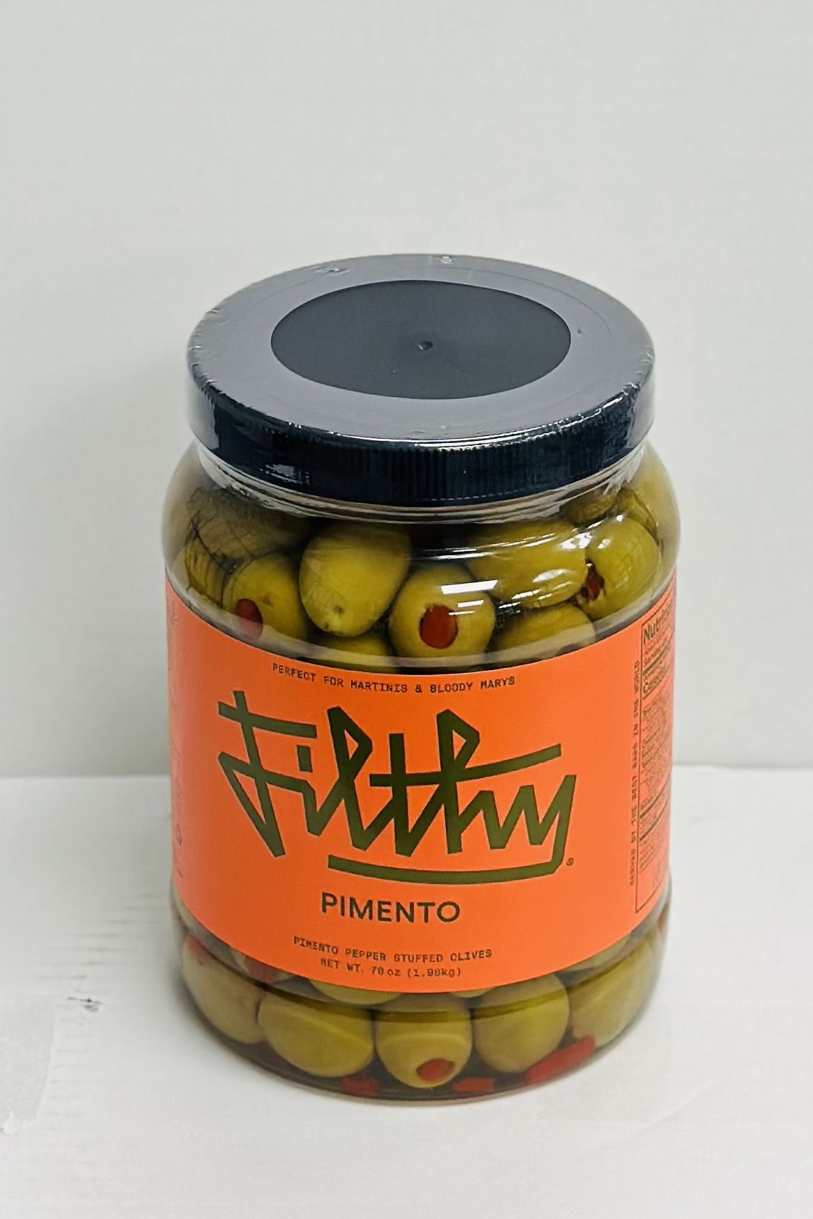 FILTHY PIMENTO OLIVES 70oz