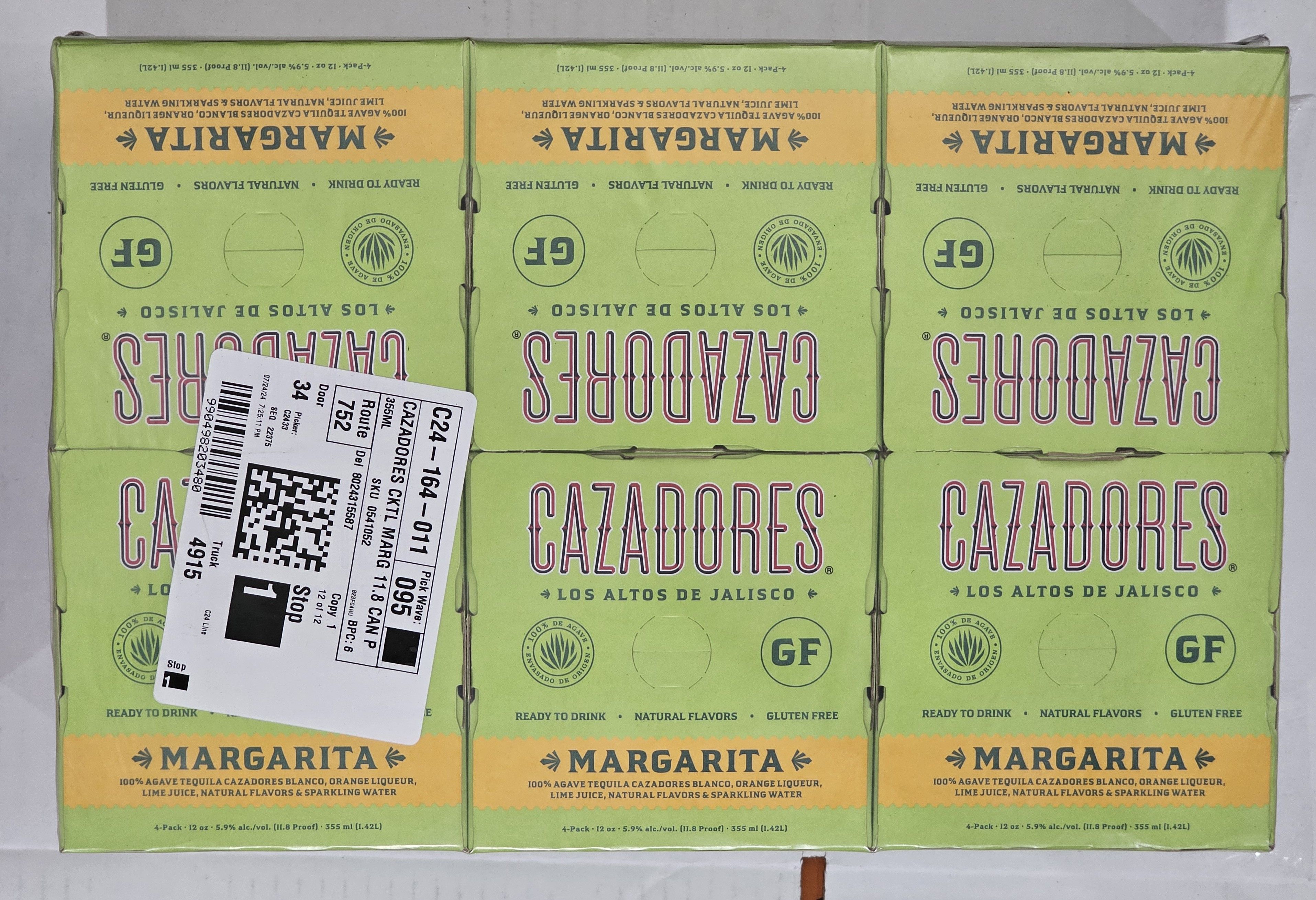 CAZADORES MARGRTA 4pk CAN