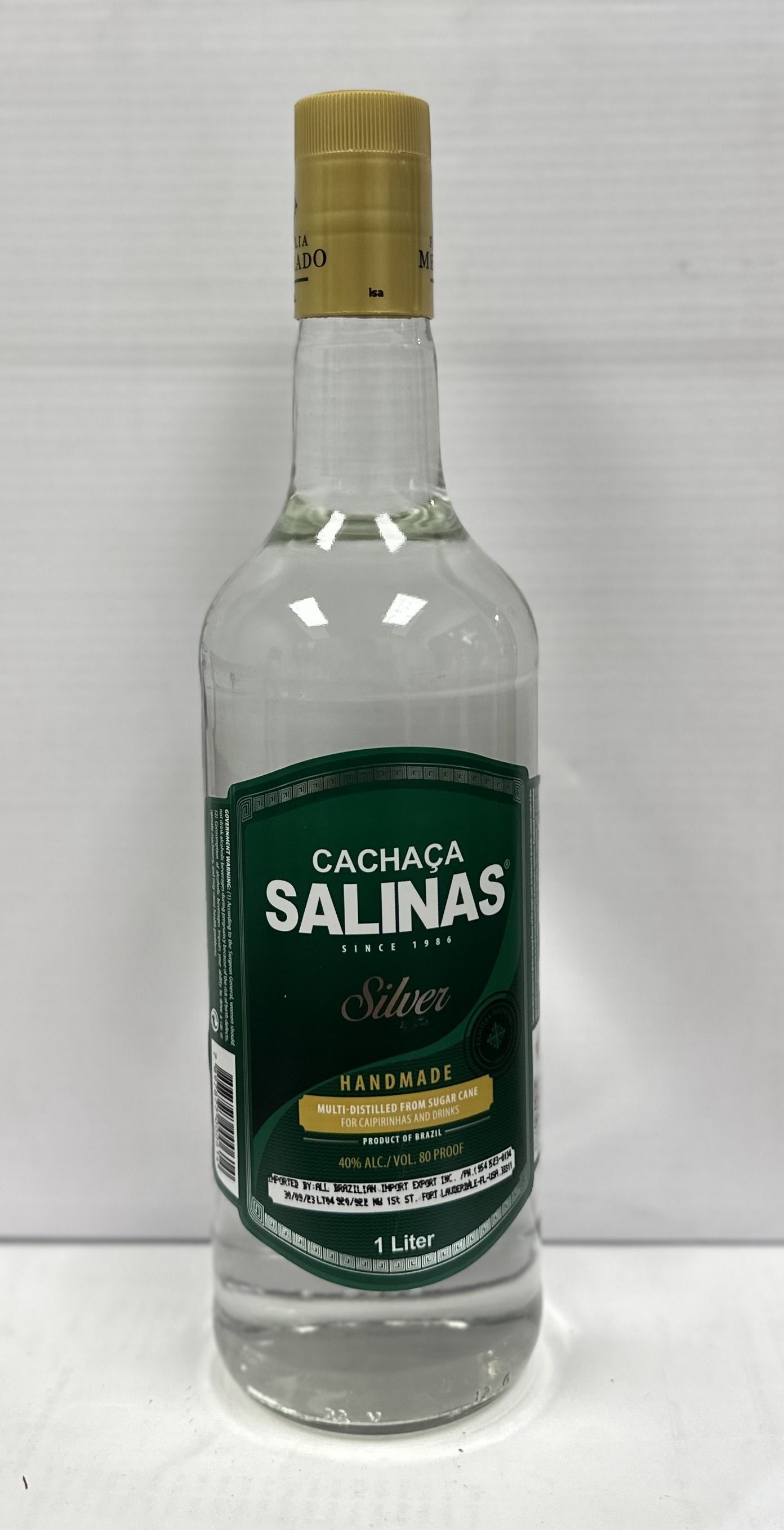 SALINAS SILVER CACHACA LTR