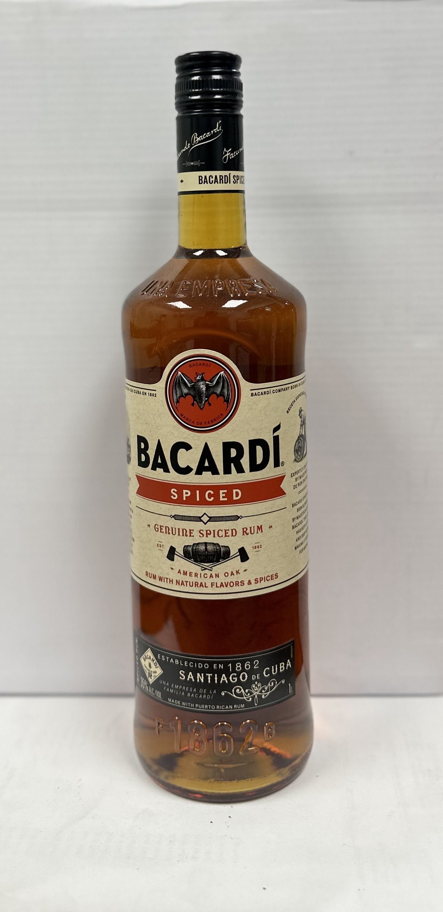 BACARDI SPICED RUM LTR