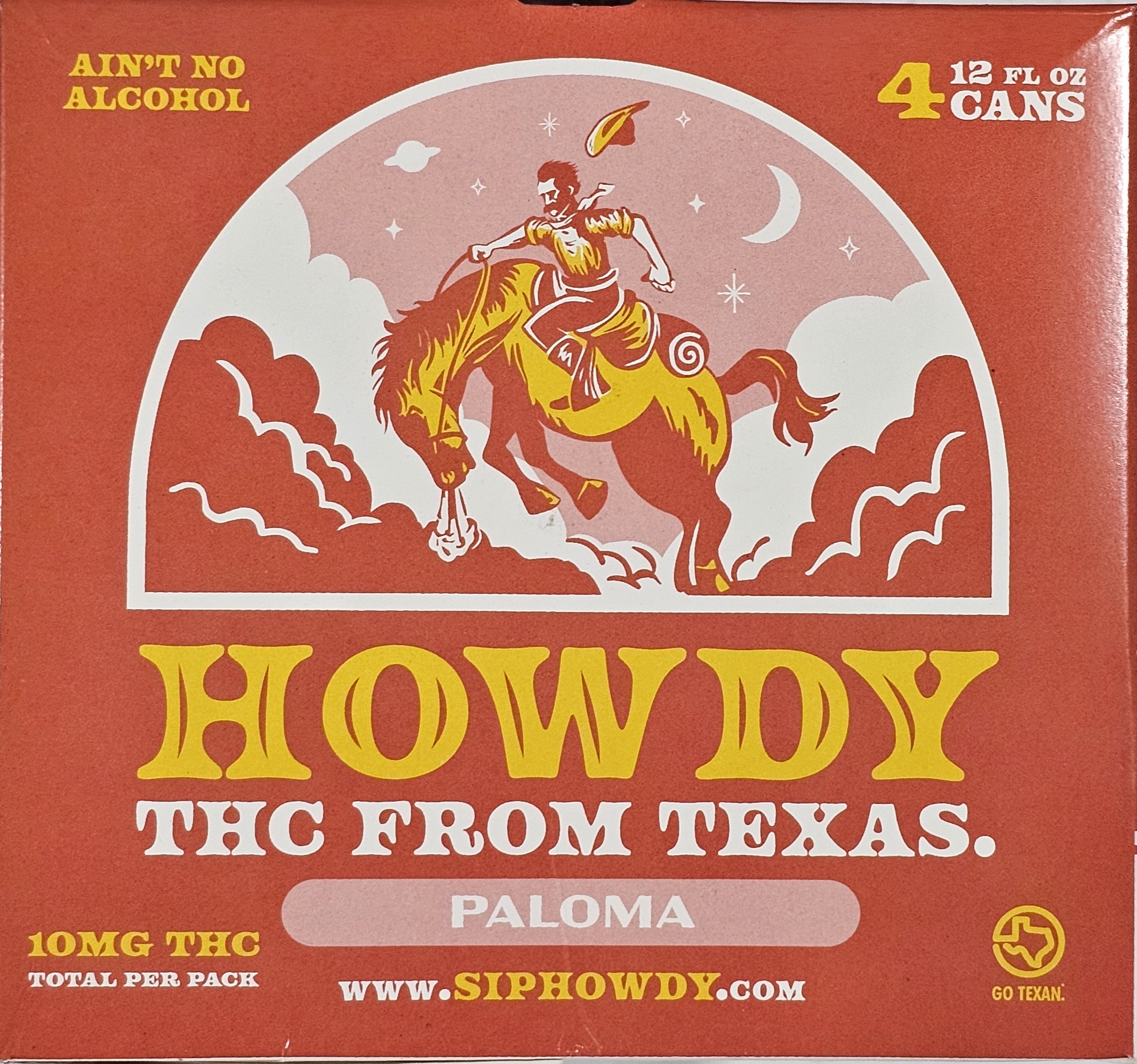 HOWDY THC PALOMA 12ozCAN 6/4pk