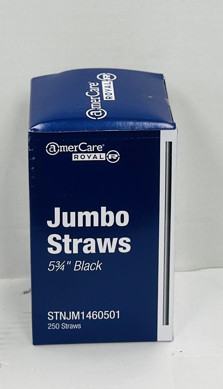 STRAWS SHORT JUMBO BLACK