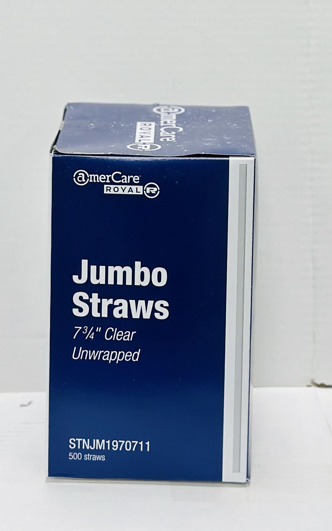 STRAWS LONG JUMBO CLEAR