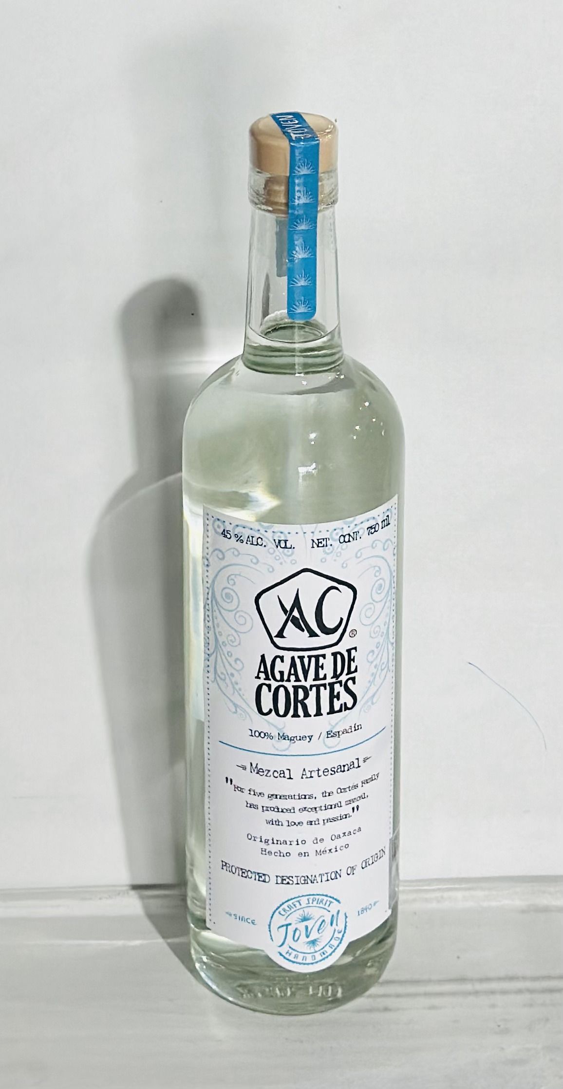 AGAVE CORTES SILVER 750ML