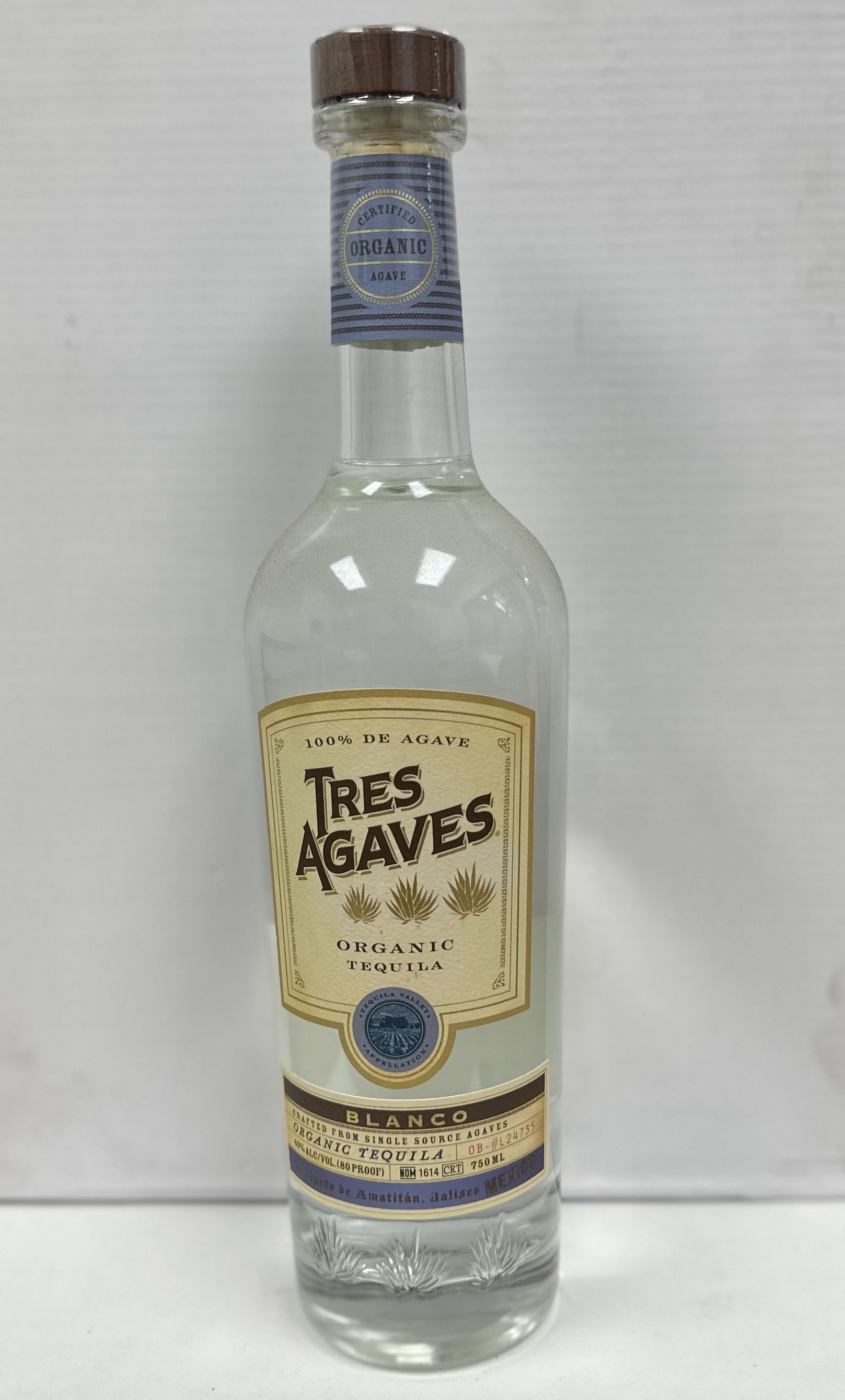 TRES AGAVES BLANCO 750