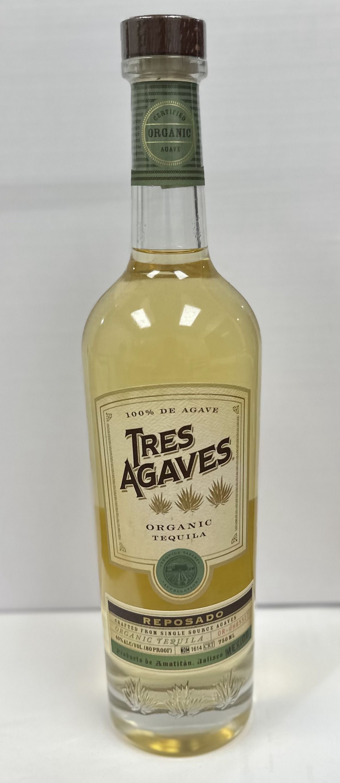 TRES AGAVES REPOSADO 750